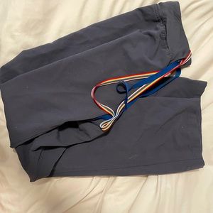figs pride month scrub pants, lightly worn